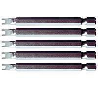 KS Tools 911.7726 Inserto Classic per Viti Spanner, 10 mm, 75 mm, Confezione da 5, 1/4"