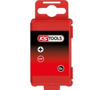 KS Tools 911.7739 Inserto Classic per Viti a Croce PH, PH3, 75 mm, Confezione da 5, 1/4"