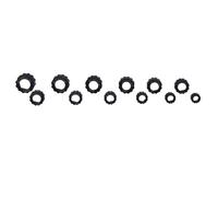 KS Tools 913.1415 Kit di estrattori di dadi speciali, 12 pz