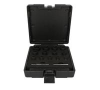 KS Tools Set di bussole 913.1460 con profilo a spirale 1/4"+1/2" 15 pz