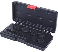 KS Tools 913.3880 Serie di Dadi Profilo Conico-Elicoidale, 10 Pezzi, Esecuzione Bassa e Compatta, in Astuccio in Plastica