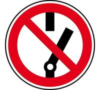 KS Tools 917.3897 Segnale di Divieto di Collegamento per Lavori Su Veicoli Elettrici Ed Ibridi