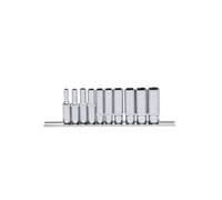 KS Tools Bussole esagonale 1/4" CHROMEplus, lunghe, 10pz., 4-13mm Quantità:1
