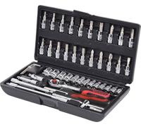 KS Tools 918.0648 1/4" CHROMEplus Serie di chiavi a bussola, 48 pz