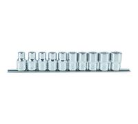 KS Tools 918.0655 Serie di bussole poligonali 1/2" CHROMEplus, 10 pz, 10 -19 mm