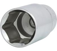 KS Tools 918.1273-E 1/2" Bussola esagonale CHROME lunga,32mm su rimorchio