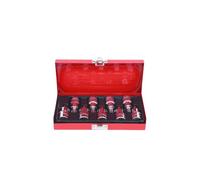 KS Tools Set bussole TX 918.1386 CHROMEplus 1/2" con foro TB20-TB60 9 pezzi