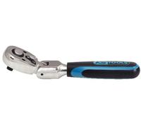 KS Tools 918.1493 Chromeplus Leva a Cricco con Snodo, 72 Denti, 1/4"