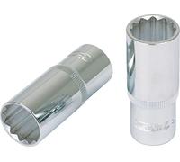 KS Tools 918.1734 Bussola poligonale 1/2" CHROMEplus, lunga, 34 mm