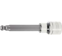 KS Tools 918.1779 CHROMEplus Bussola per Viti a Esagono Incassato con Testa Sferica, Lunga, 19 mm, 1/2"