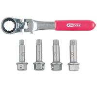 KS Tools 918.3500 Serie di bussole per pinze freni, 5 pz