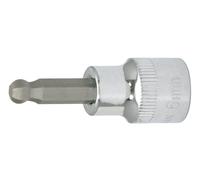 KS Tools 918.3871-E 3/8" Bussola p.viti a esagono incassato c.testa sferica CHROME 4mm su rimorchio
