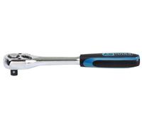 KS Tools 918.3890 CHROMEplus Leva a Cricco, 72 Denti, 3/8"