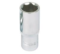 KS Tools 918.3924 3/8"Bussola esagonale CHROME lunga,7/16"