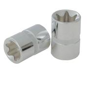 KS Tools 918.3974-E 3/8" Bussola Torx profilo E CHROMEplus E7 su rimorchio