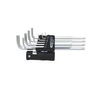 KS Tools Set chiavi maschio a esagono incassato, piegate 3in1, 10pz. XL, a sfera Quantità:1