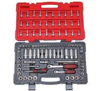 KS Tools 922.0699 - Set di bussole e accessori 1/4" + 3/8" ULTIMATE, 99 pezzi