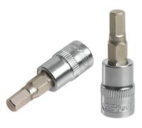 KS Tools 922.1564 - Chiave a bussola esagonale 1/4", l.37 mm-7/32, cromo satinato