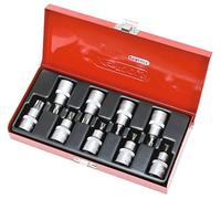 KS Tools 922.1802 - Set di 9 chiavi a bussola per cacciavite Torx 1/2" T20-T60