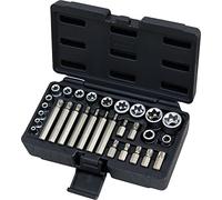 KS Tools 922.4300 - Set 30 pezzi 1/10,2 cm " - 3/20,3 cm - 1/2 - E4 - E24 Torx T20 - T55