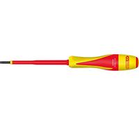KS TOOLS 922.6203 - Cacciavite a fessura bimateriale isolato, 1000 V, 3,5 x 100 mm