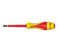 KS Tools 922.6212 - Cacciavite isolato a filo, 1000 V, PH3x150, colore: Giallo/Rosso