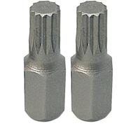 KS Tools 930.3010 10mm Inserto XZN, 30 mm, M10 (Confezione da 2)