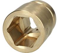 KS Tools 963.0008 1.1/2" BRONZEplus Inserto chiave a bussola, esagonale, 90 mm