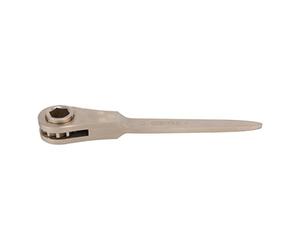 KS Tools 963.1105 BRONZEplus Chiave a cricco per edilizia, esagonale, con punta di centraggio 17 mm
