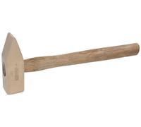 KS Tools 963.2125 BRONZEplus Martello spaccapietre 1500 g, manico in Hickory