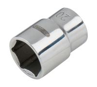 KS Tools 964.1222 ACCIAIO INOX 1/2" Bussola esagonale, 22 mm