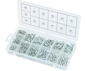 KS Tools 970.0430 Assortimento di viti per legno, 550 pz