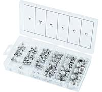 KS Tools 970.0460 Assortimento di dadi metrici in acciaio inox, 150 pz