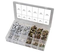 KS Tools 970.0630 Assortimento rivetti filettati in acciaio e alluminio, M3x9mm-M10x21mm, 300 pz