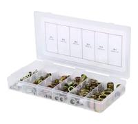 KS Tools 9700610 970.0610 Assortimento di fascette filettate, acciaio, M3x9mm-M