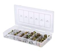 KS Tools 9700610 970.0610 Assortimento di fascette filettate, acciaio, M3x9mm-M