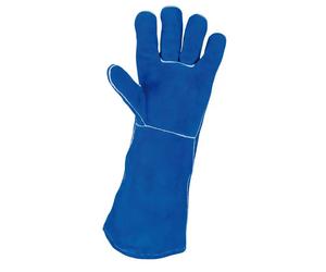 KS Tools 9857040 985.7040 Guanti in pelle per saldatore lunghi, 10