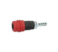 KS Tools 999.9096 Giunto di sicurezza per aria compressa a 2 livelli con guaina flessile, 9mm