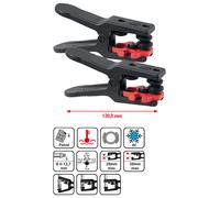 KS TOOLS ALLINONE Set Di Pinze Per Tappi Di Tubo Ø 4,75-14mm, Confezione Da 2