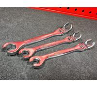 KS Tools Aperto Doppio-Anello Con Giunto, 3-tlg Hydraulikleitungen