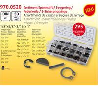 KS Tools Assortimento Vite di Tensione Seeger Primavera Zeppe e - Ring 970.0520