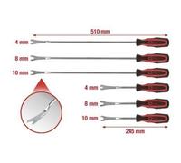 KS TOOLS Attrezzo smontaggio Clip d'arresto-Carrozzeria 140.2370 245 Acciaio per