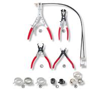 KS TOOLS Auto Fascette Pinze Set 4-TLG. 115.1104 Pinze per Morsetti