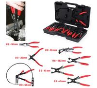 KS TOOLS Auto Schlauchschellenzangen-Satz 7-tlg Cavo di Bowden Schellenzangen