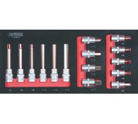 KS Tools Bba 1/2 " Set Bit Socket, 13-tlg. IN 1/3 Systemeinlage (713.0013)
