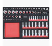 KS Tools 1/4 "+ 3/8 "+ 1/2 " insieme Zoccolo, IN 1/1 Bba Systemeinlage Vettura