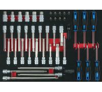 KS Tools Bba Cacciavite Bit Set Chiavi a Bussola 44-tlg. 1/1 Systemeinlage