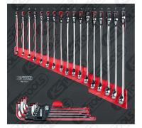 KS TOOLS Bba Chromeplus Set Chiavi Anello, 27tlg 2/3 Systemeinlage 782.0027