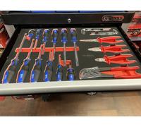 KS TOOLS Bba Schlagkappen-Schraubendreher, Set Pinze, 32-tlg 1/1 Systemeinlage