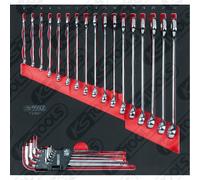 KS TOOLS Bba Set Chiavi Anello, 27-tlg. IN 2/3 Systemeinlage 712.0027